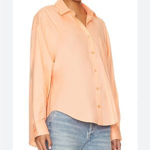 Pistola NEW Sloan high low stretch cotton shirt